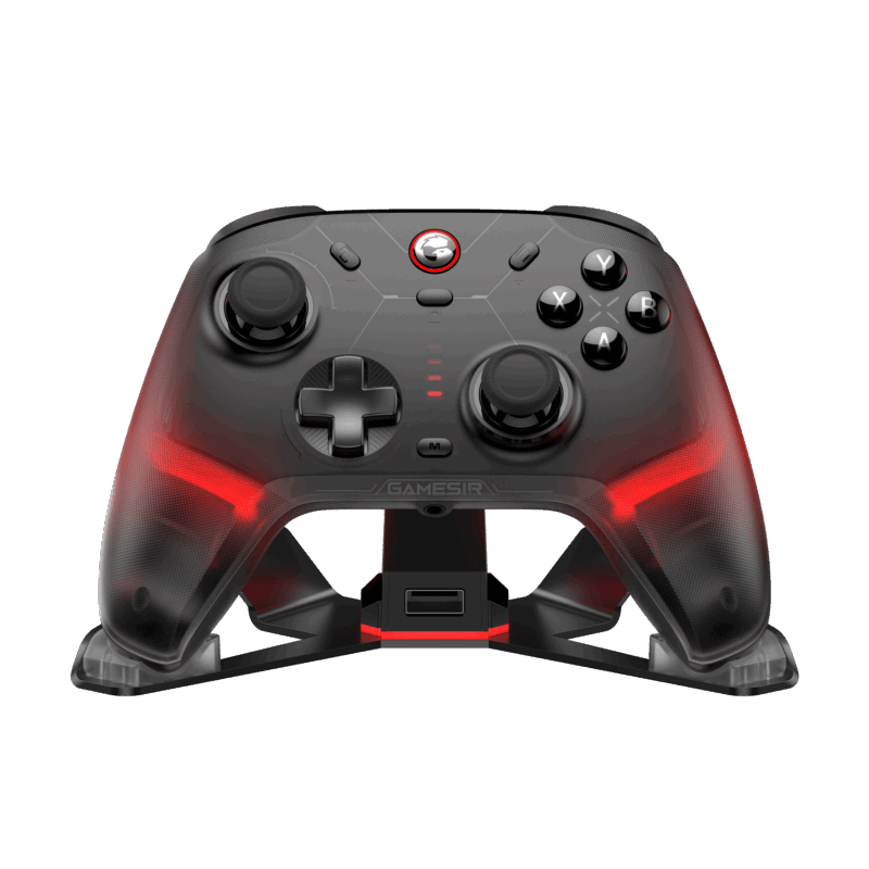 GameSir Cyclone 2 Wireless Controller - Shadow Black - controller and dock