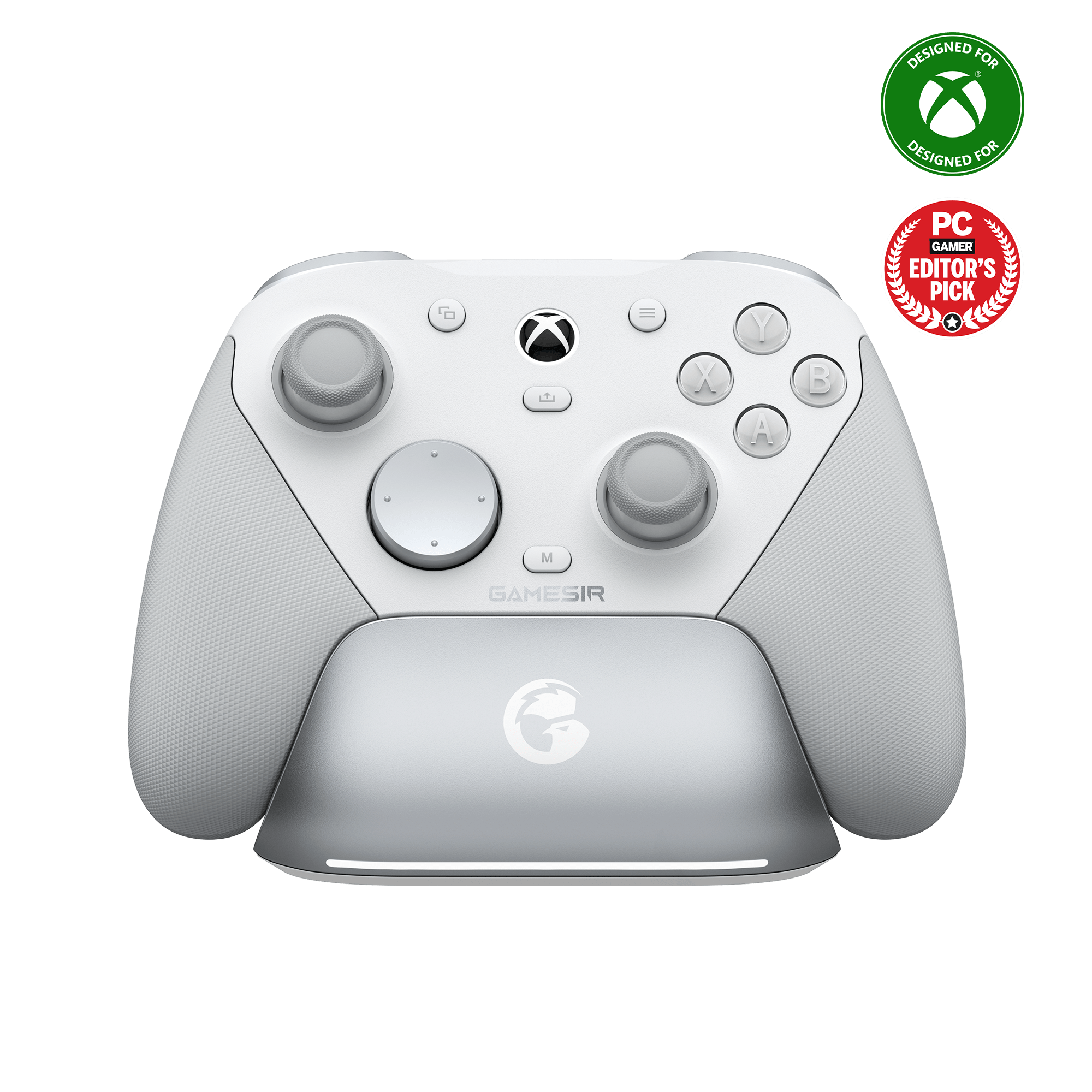 GameSir G7 Pro Wireless Multiplatform Controller - Mech White - product view 1 GameSir G7 Pro Wireless Multiplatform Controller - Mech White - product view 1