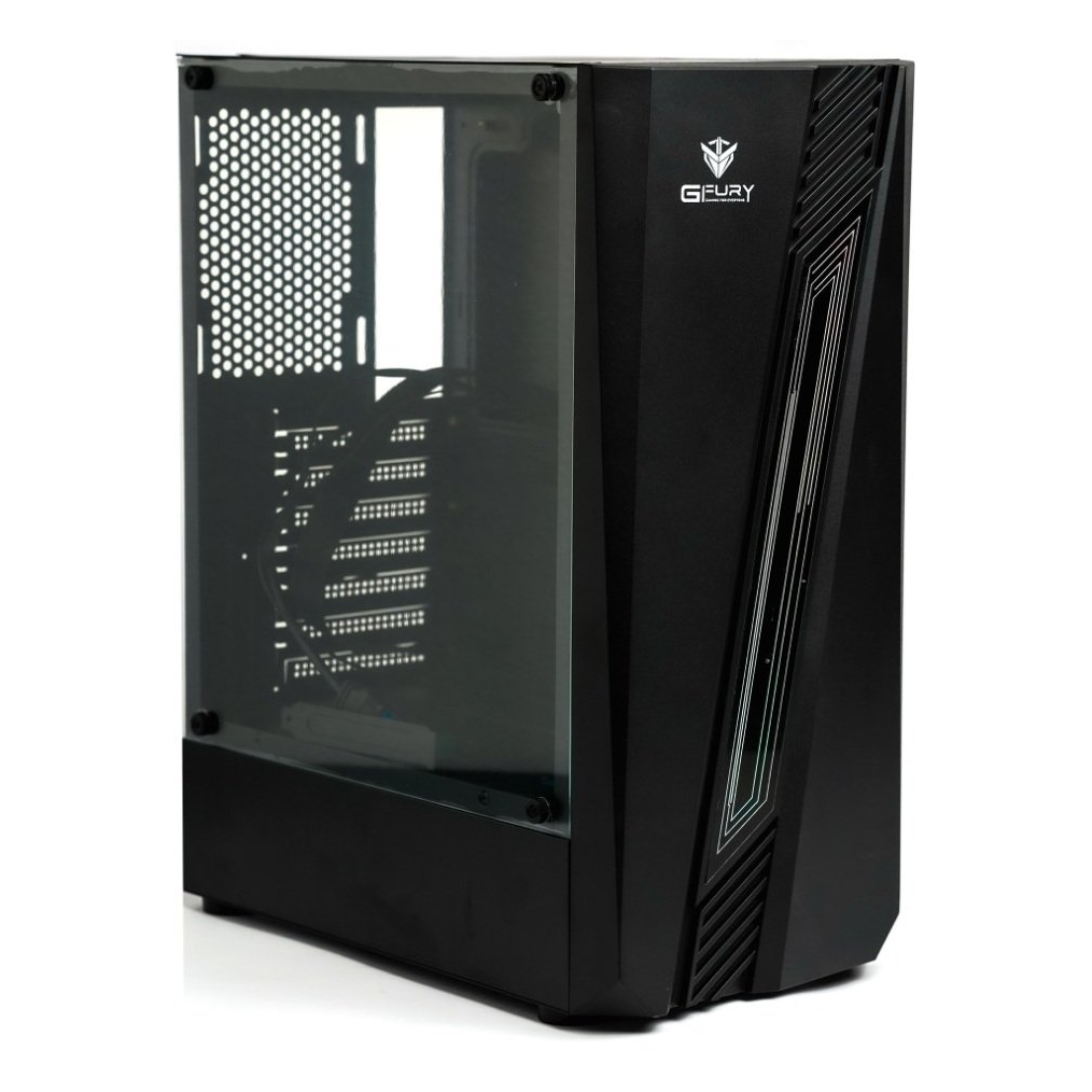 GFury FIRE GF-120 PC Case – Black – product view 1 GFury FIRE GF-120 PC Case – Black – product view 1