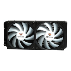 GFury HURRICAN GF-240 240mm ARGB Liquid CPU Cooler – Black – product view 3