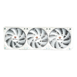 GFury HURRICAN GF-360 360mm ARGB Liquid CPU Cooler – White – product view 3