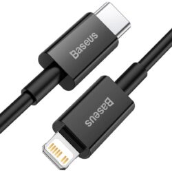 Baseus Superior Series Fast Charging Data Cable Type-C to iP PD 20W 2m Black - Image 2