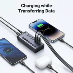 UGREEN 30778 7-Port USB 3.0 Adapter with 4 Smart Charging Ports - Image 5