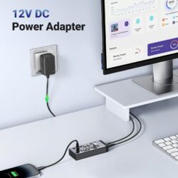 UGREEN 30778 7-Port USB 3.0 Adapter with 4 Smart Charging Ports - Image 7