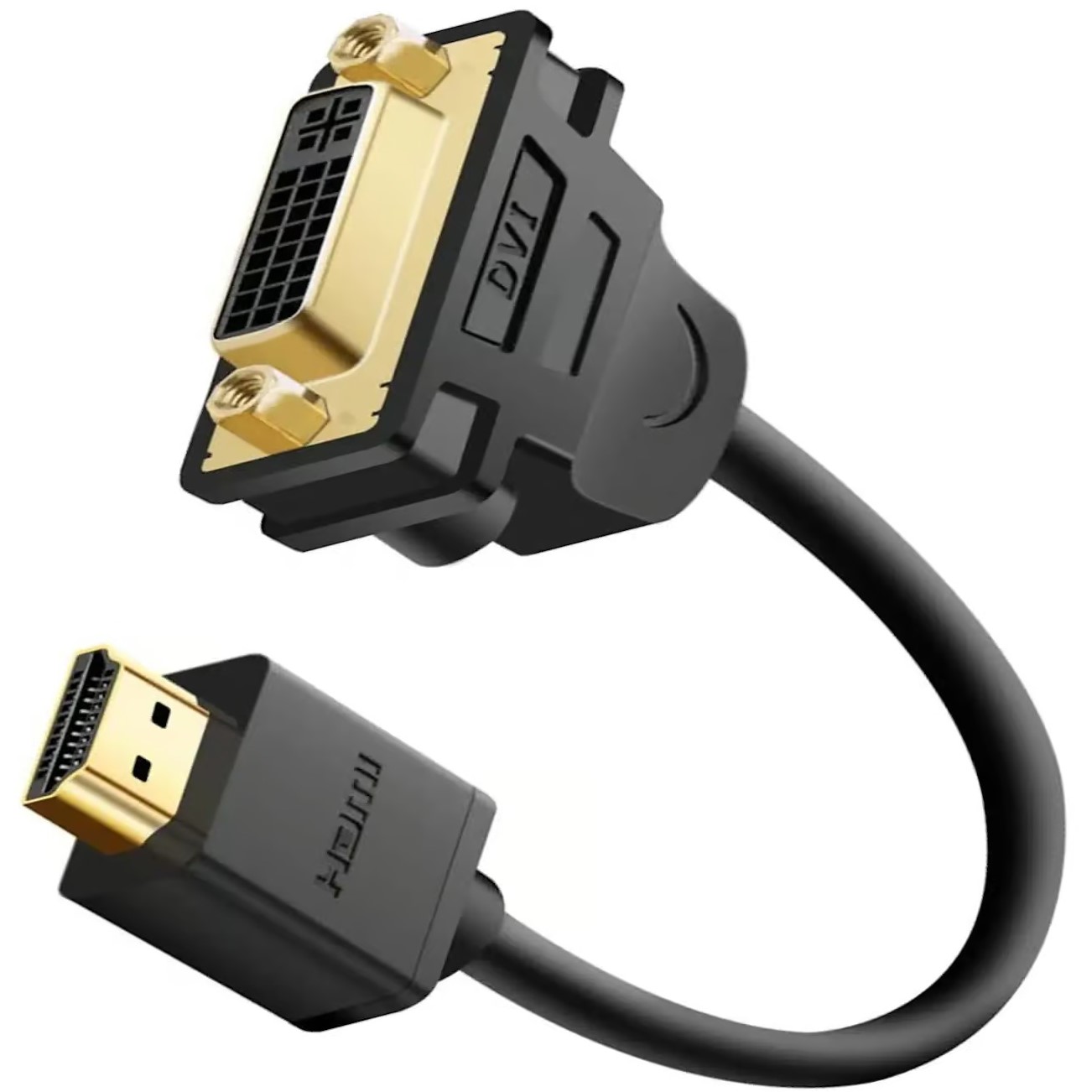 imgi_17_UGREEN-20136-HDMI-Male-to-DVI-Female-Adapter-Cable-0.2-Meter-Black-1
