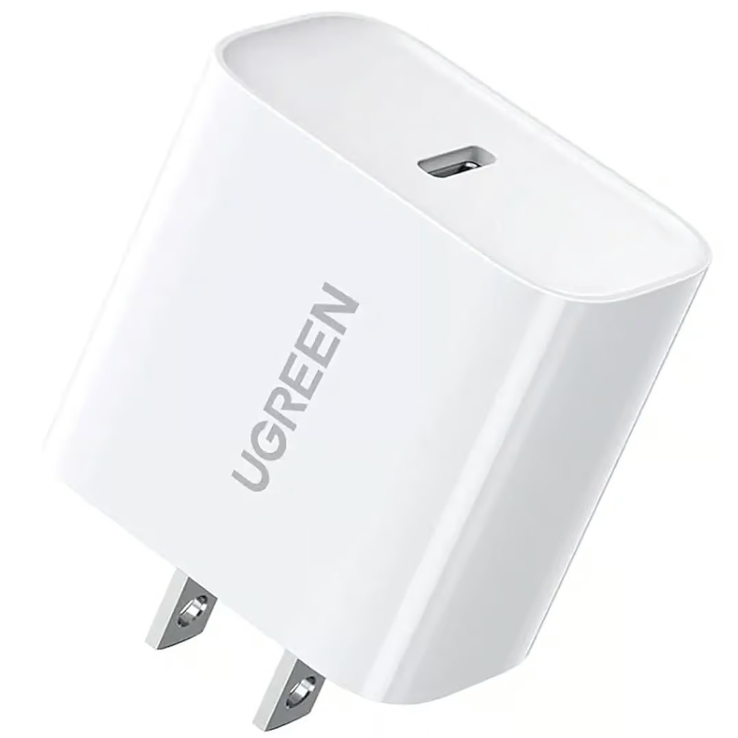 imgi_17_UGREEN-60449-20W-USB-C-Charger-PD-3.0-Fast-Charger-White-1