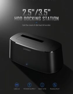 UGREEN 60737 USB 3.0 to SATA Dual-Bay HDD Docking Station - Image 4