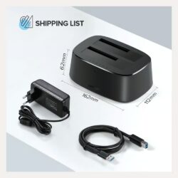 UGREEN 60737 USB 3.0 to SATA Dual-Bay HDD Docking Station - Image 5