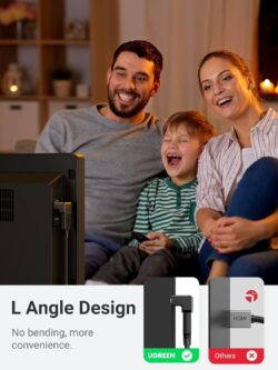 UGREEN 20110 Gold Plated 4K HDMI Male to Female Connector - Image 2