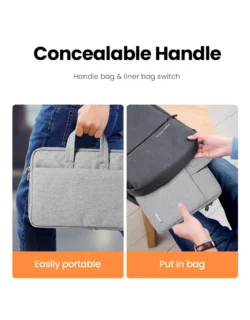 UGREEN 20448 LAPTOP SLEEVE FOR 13-13.9 INCH NEW - Image 2