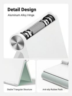 UGREEN 30485 MULTI ANGLE ADJUSTABLE PORTABLE STAND – WHITE - Image 4