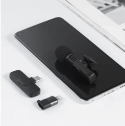 Wireless Lavalier Collar Microphone for iPhone, iPad & Android