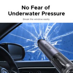 UGREEN 35347 Car Window Breaker & Seatbelt Cutter (Life-Saving Emergency Tool) - Image 3