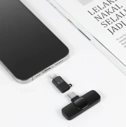 Wireless Lavalier Collar Microphone for iPhone, iPad & Android