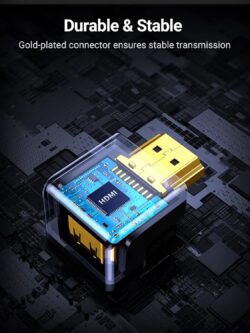 UGREEN 20110 Gold Plated 4K HDMI Male to Female Connector - Image 4