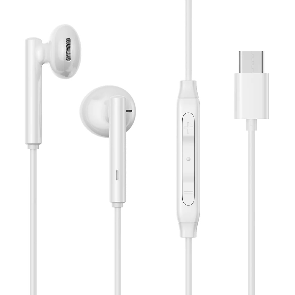 JOYROOM JR-EC05 Type-C Series Series Half In-Ear Wired Earphones ...