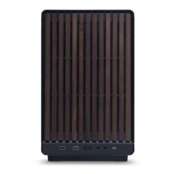 Lian Li DAN A3-mATX Wood/Glass Edition Case - Black - official product view 1