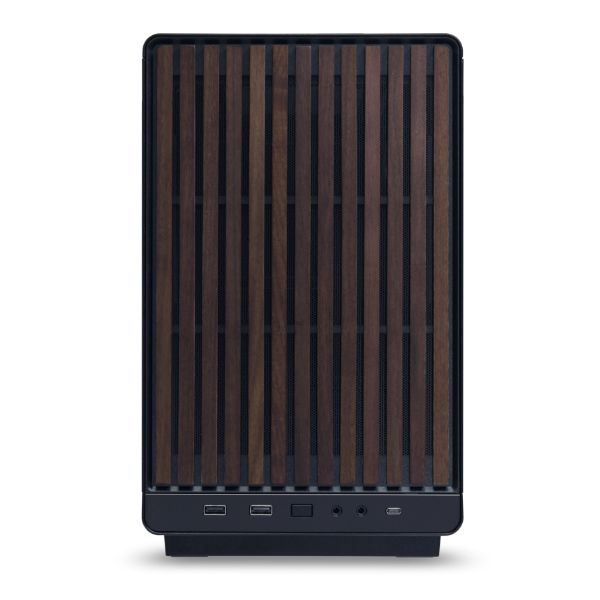Lian Li DAN A3-mATX Wood/Glass Edition Case - Black - official product view 1 Lian Li DAN A3-mATX Wood/Glass Edition Case - Black - official product view 1
