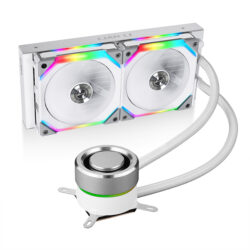 Lian Li Galahad 240mm UNI FAN SL120 Edition AIO - White - official product view 1