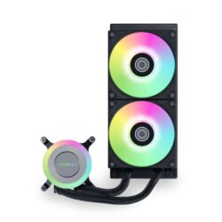 Lian Li Galahad II Lite 360mm RGB AIO CPU Cooler - Black - official product view 3