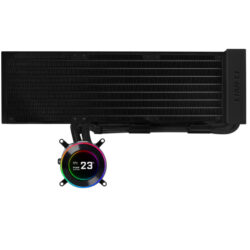 Lian Li HydroShift II LCD-C 360N Fanless AIO Cooler - Black - official product view 1