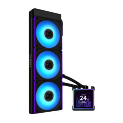 Lian Li HydroShift II LCD-S 360CL AIO CPU Cooler - Black - official product view 2