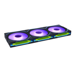 Lian Li UNI FAN SL-INF Wireless 120mm 3-Pack with Controller - Black - official product view 1