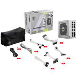 MSI MAG A850GL PCIE5 Power Supply White