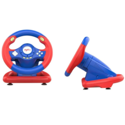 PXN V2 WL Wireless Gaming Racing Wheel with 180° Linear Steering, Dual Vibration Motors, Paddle Shifters, and Pedal Set