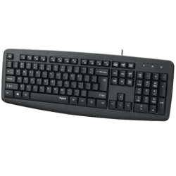 RAPOO NK2600 Wired Keyboard Black - Image 3