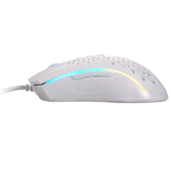 Redragon M808W STORM LUNAR Lightweight RGB Gaming Mouse, 12400 DPI (White)