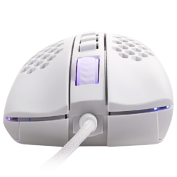 Redragon M808W STORM LUNAR Lightweight RGB Gaming Mouse, 12400 DPI (White)