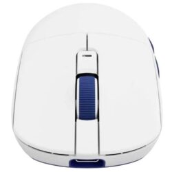 Royal Kludge M30 Tri-Mode Wireless Gaming Mouse – PixArt PAW3311, 12000 DPI, 1000Hz, ~43g Ultra-Lightweight, BT 5.1 / 2.4G / USB-C, Programmable (White Blue)