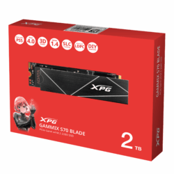 XPG 2TB Gammix S70 Blade PCIe Gen4x4 M.2 2280 Solid State Drive