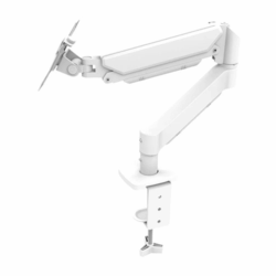 Xtrike-Me HT-20 Heavy Duty Adjustable Desk Mount Single Monitor Arm – White