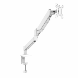 Xtrike-Me HT-20 Heavy Duty Adjustable Desk Mount Single Monitor Arm – White