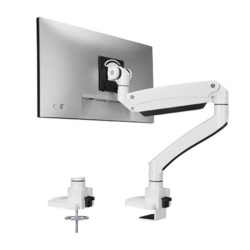 Xtrike-Me HT-20 Heavy Duty Adjustable Desk Mount Single Monitor Arm – White